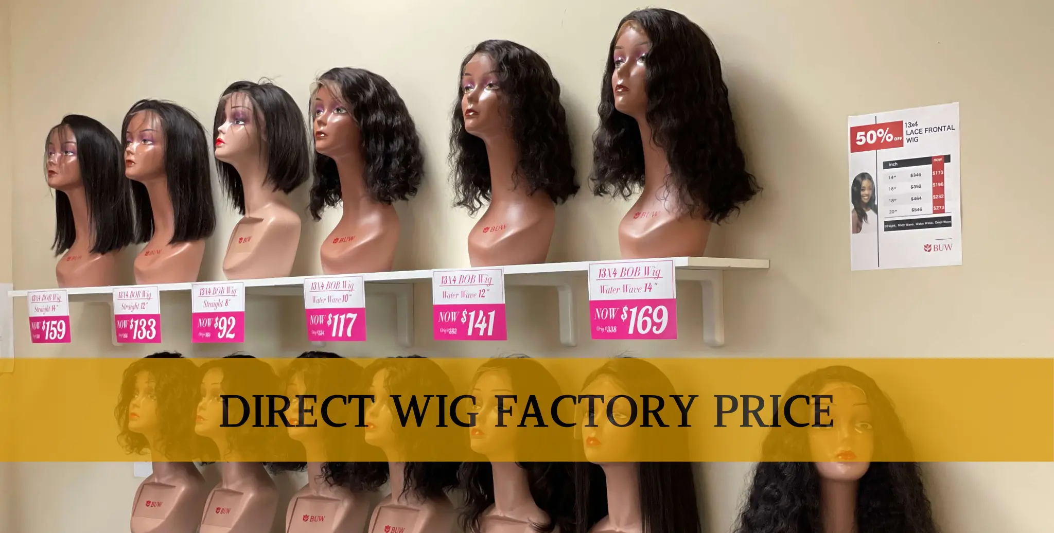 DIRECT WIG FACTORY PRICE