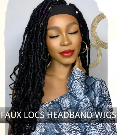 FAUX LOCS HEADBAND WIGS
